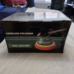 High-Performance Cordless Polisher - Black